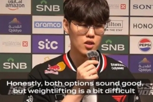 Oner：举铁很累，举铁和C队友选择C队友