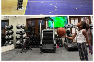 瓦妮莎晒女儿模仿科比经典瞬间：有其父 必有其女