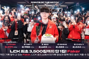 仅差一个击杀！Faker即将达成LCK 3500杀成就