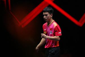 向鹏3-1逆转丹麦选手格罗特，晋级横滨冠军赛八强&将战张本智和