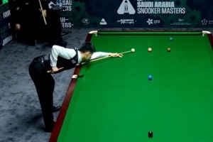 龙泽煌5-3庞俊旭，晋级斯诺克沙特大师赛32强&将战塞尔比