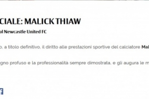 米兰官方：佳夫转会纽卡，感谢他效力期间展现出的努力和职业精神