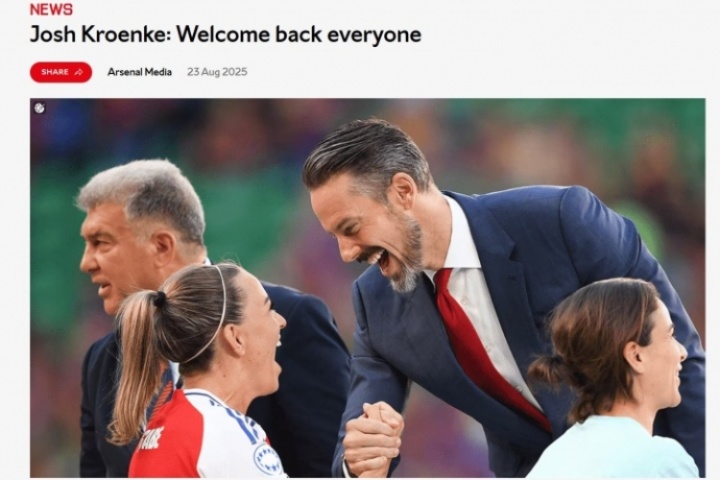 克伦克：今夏投资增强了所有队伍阵容 继续为枪迷缔造荣耀的征程