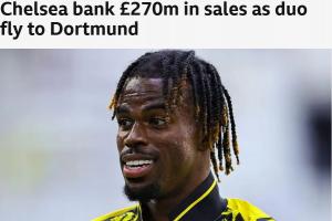 BBC：切尔西今夏收入2.734亿镑&支出2.77亿镑，欧足联要求盈利