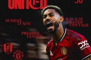 曼联官推晒海报预热客战富勒姆：库尼亚担纲海报主角