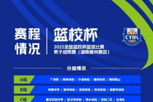 2025年全国篮校杯男子组预赛赛程：9月30日湖南&山西两个赛区开打
