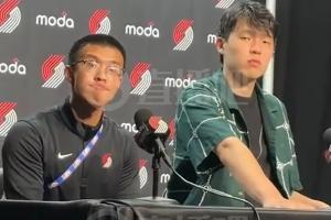 小吧采访杨瀚森—这场比赛意味什么：和库追站在场上感觉有点失真