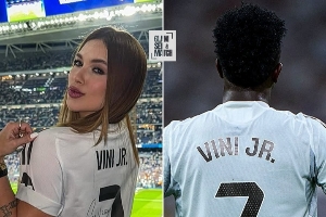 原谅他模特女友：维尼修斯有错但他道歉了，愿意再给他机会