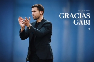 9轮6分垫底！萨拉戈萨官方：主帅加比下课，感谢上赛季临危受命