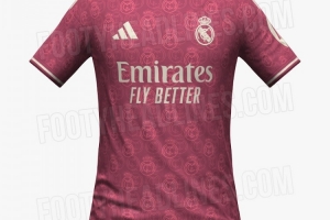 皇马26/27赛季第3球衣预测：球衣主体为粉色，融入拉丁美学元素
