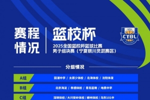 赛程发布！2025年全国篮校杯篮球比赛男子组决赛将于10月23日开赛